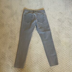 Sz 26 Banana Republic grey washed skinny denim jeans